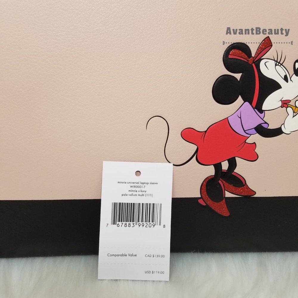 Kate Spade Minnie Mouse Beige Black Laptop Case - Picture 10 of 10